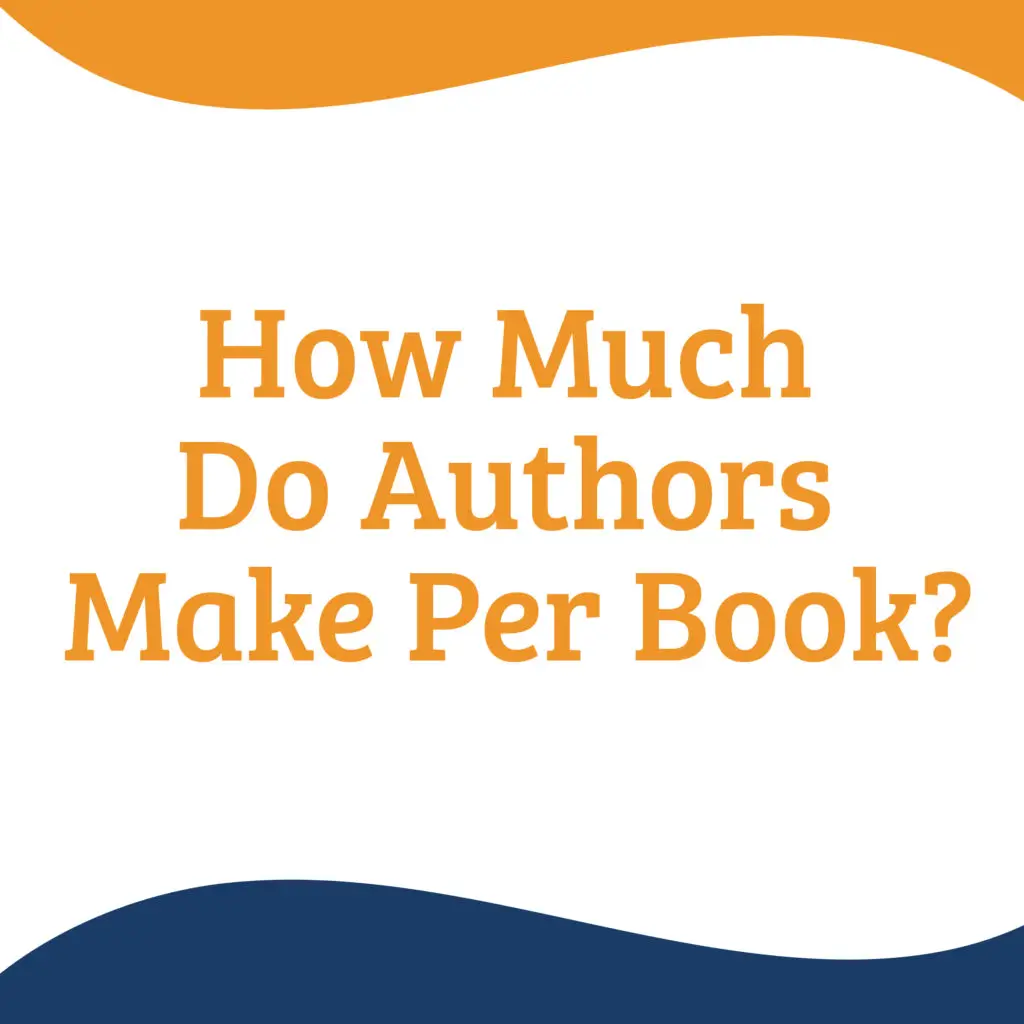 how much do authors make